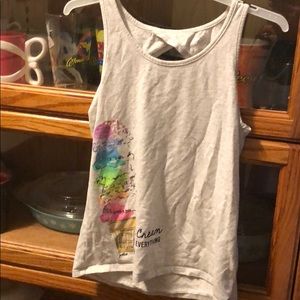 Justice ice cream tank top